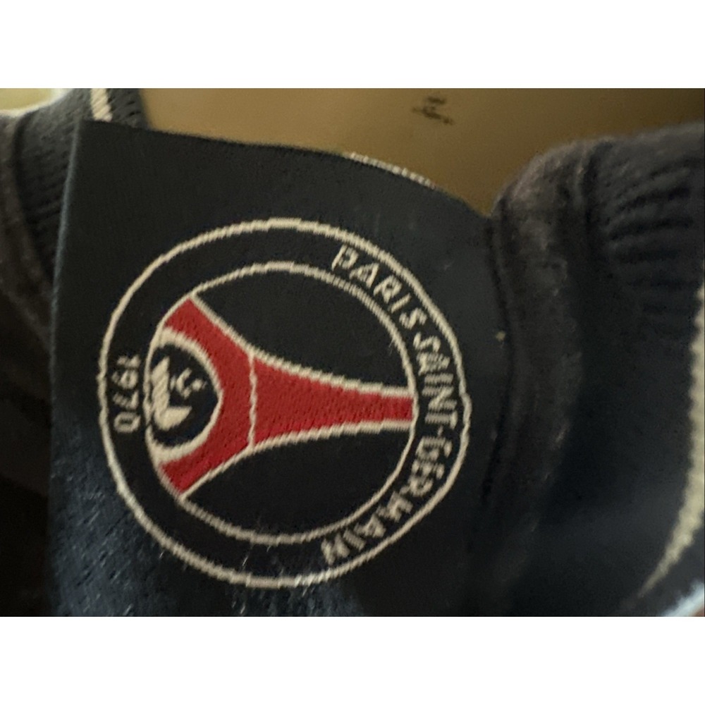 Vintage Paris Saint-Germain Mens T-Shirt Blue Size M Logo Cotton Comfy 2003 Y2K - Picture 3 of 10